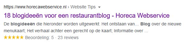 Titel en Metabeschrijving in de Google Zoekresultaten